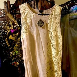 Lovely crochet tunic..New with tags S/M